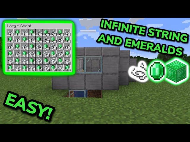 SIMPLE 1.21 STRING AND EMERALD FARM TUTORIAL in Minecraft Java