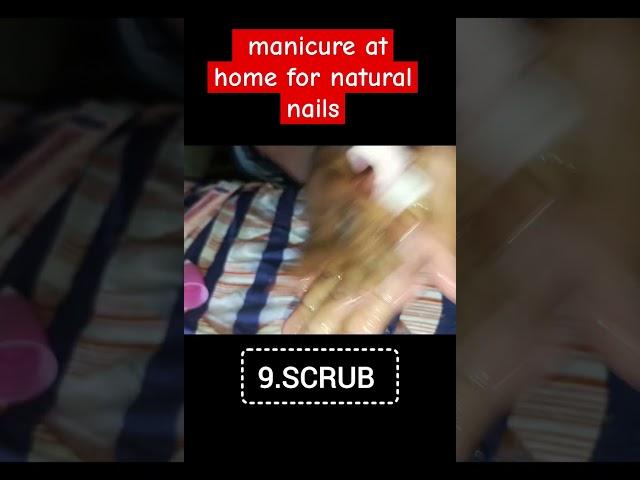 How to do manicure at home for natural nails #naturalnails #diymanicure #diymanicureathome