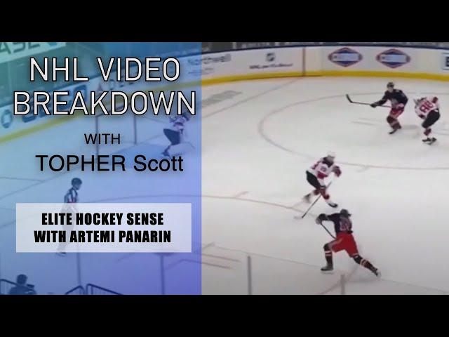 Teaching Hockey Sense With Artemi Panarin | NHL Video Breakdown by Topher Scott