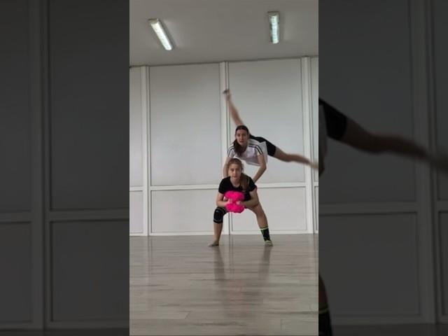 ФРИСТАЙЛ ДВОЙКА  #чирспорт #спорт #cheer