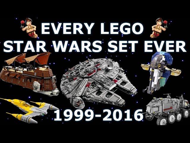 1999-2016 EVERY LEGO STAR WARS SET EVER MADE (ALL SETS) HD!