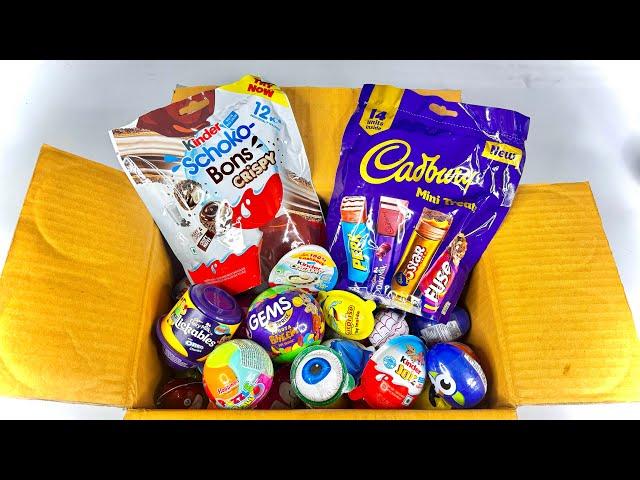 Surprise Eggs And Chocolate Unboxing ASMR || Lot’s Of Candies with Surprises Opening