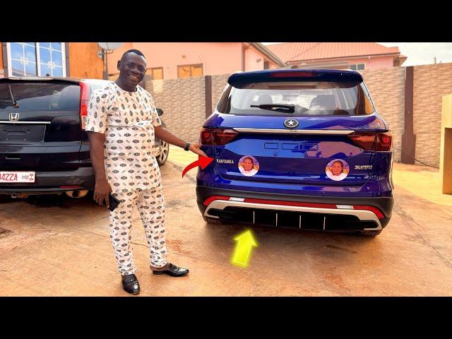 Akrobeto  buys the all new 2025 KANTANKA 4X4 and drives it in style to promote Ghana  cars 