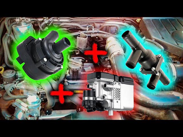  Additional pump to the cooling system. How to connect the Webasto correctly. (multi subtitles)