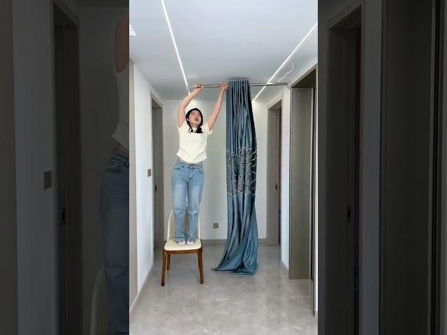 Adjustable curtain rod tension || Amazing Amazon gadgets #gadgets #trending #shorts #Ashhhtech