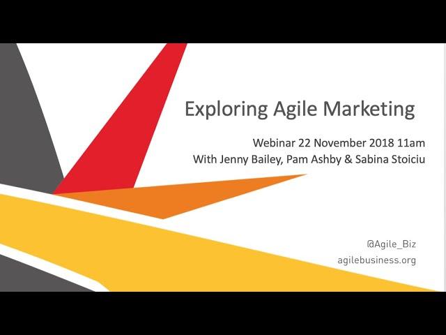 WEBINAR: Exploring Agile Marketing