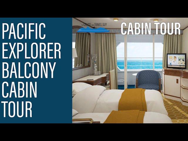 CABIN TOUR: Pacific Explorer Balcony Cabin Tour (plus Configuration Preview)