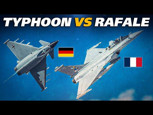 Battle Of The Canards | Eurofighter Typhoon Vs Dassault Rafale | Digital Combat Simulator | DCS |