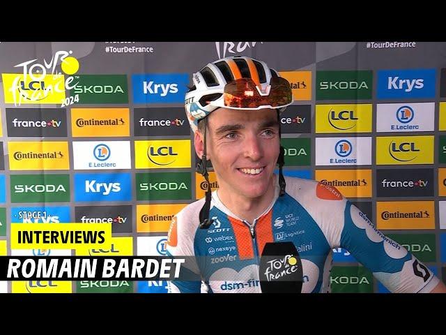 Post-race interview - Romain Bardet - Stage 1 - Tour de France 2024