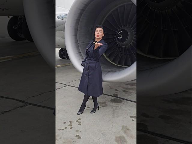 Beautiful flight attendant #aviation #boeing737 #shorts