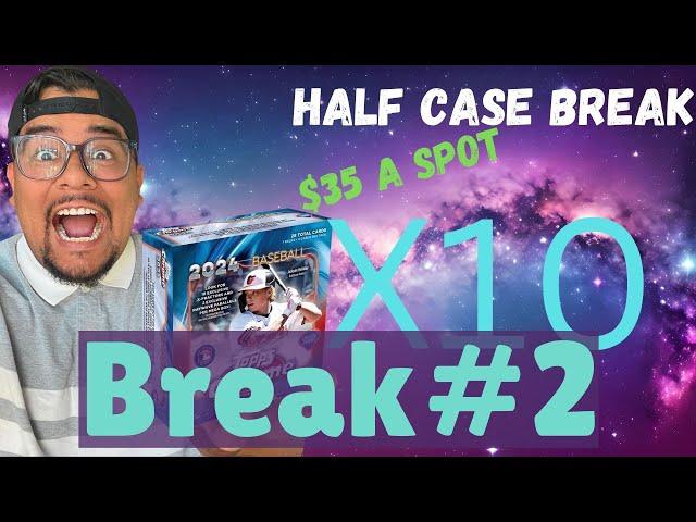 2024 Topps Chrome Baseball Mega Box Half Case Break #2