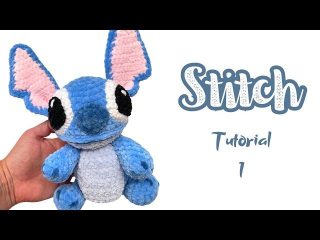 Crochet Stitch toy - amigurumi Stitch pattern part 1 - Lilo a Stitch