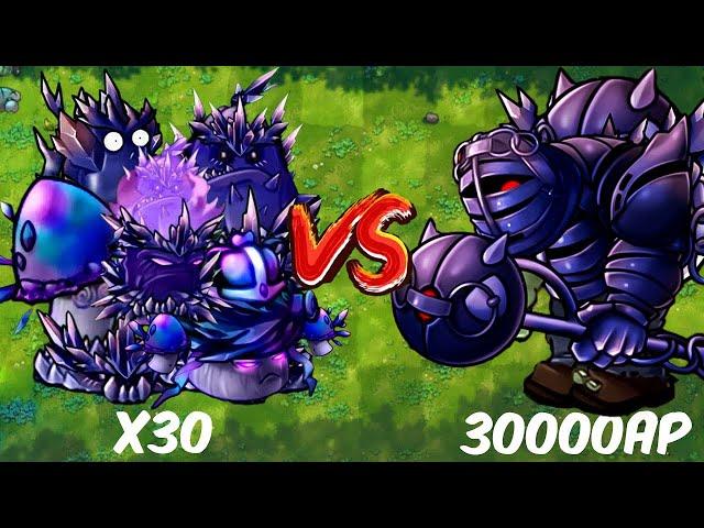 PVZ 1 Fusion Challenge! 300 Plants Fusion VS 30000 Ultra Obsidian Gargantuar - Who Will Win?