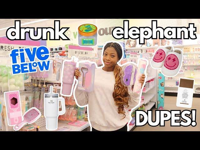 let's go five below self care + makeup shopping and drunk elephant dupes!