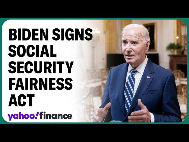 Biden raises Social Security benefits for 3M workers with new bill