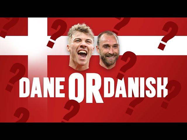 Rasmus Hojlund & Christian Eriksen Play 'Dane or Danish?' 