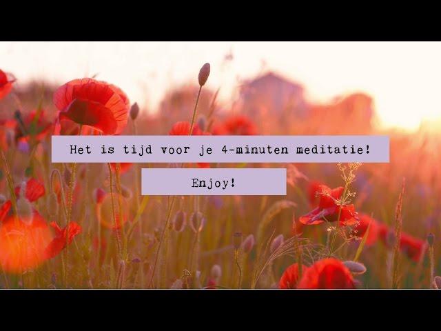 Happinez 4-minuten meditatie