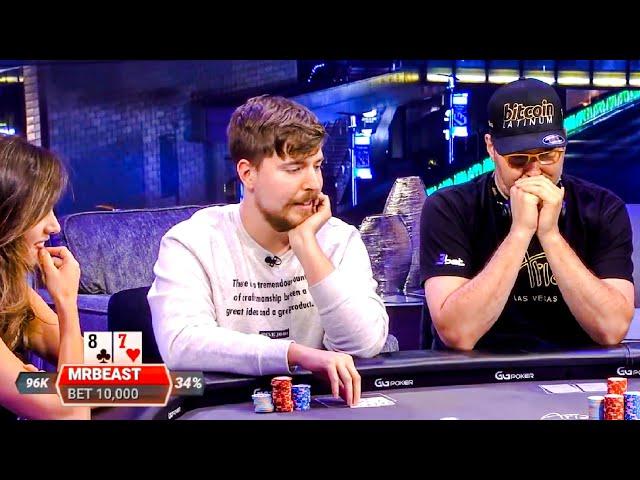 MrBeast Fails to Last 10 Minutes on TV Poker Show