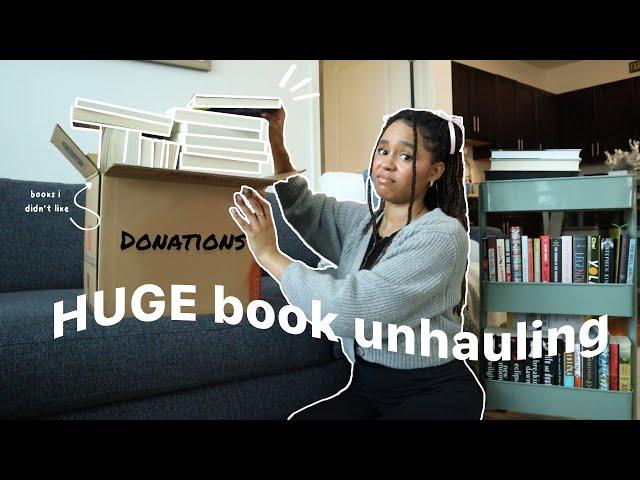 HUGE book unhaul  getting rid of all the books I hated last year