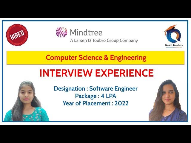 Mindtree Interview Experience - 2022 | Designation Software Engineer