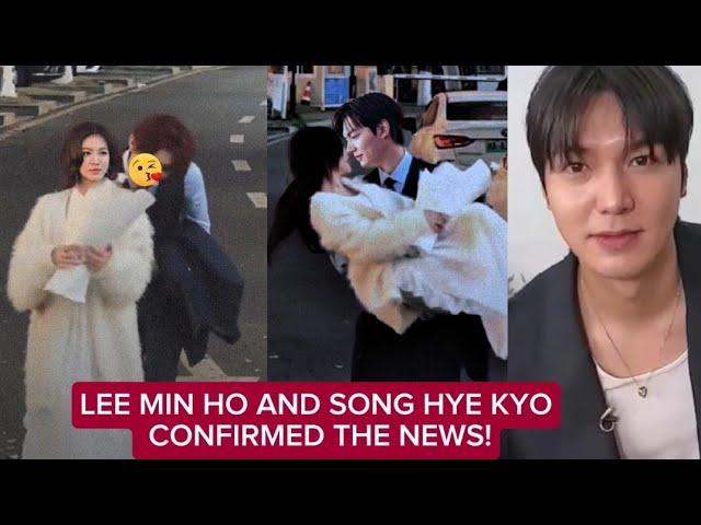 LEE MIN HO & SONG HYE KYO CONFIRMED THE NEWS AFTER THEIR WEDDING VIDEO WENT VIRAL