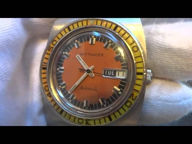 1970 Wittnauer diver watch