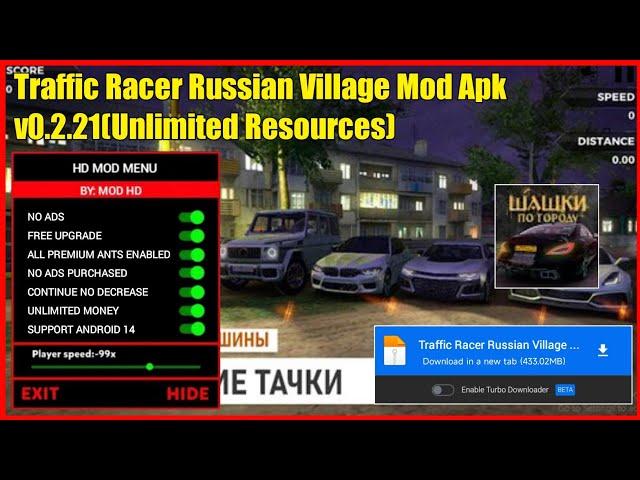 Traffic Racer Russian Village Mod Apk All Cars Unlocked V0.2.21 (Unlimited Resources)