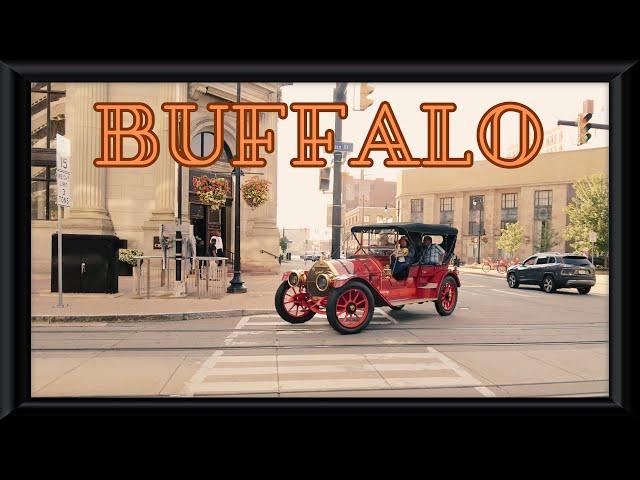 Downtown Buffalo Walking Tour - Exploring the Queen City's Heart | Virtual 4K Walk