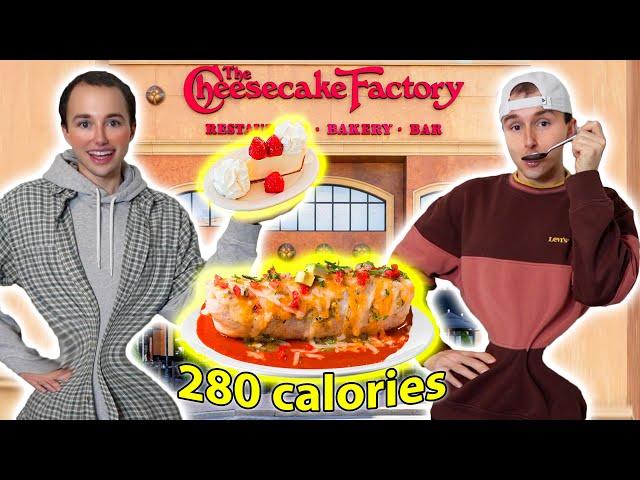 We tried the LOWEST calorie items at the Cheesecake Factory (skinnylicious menu)