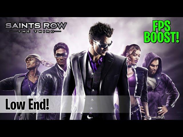 Tweaks to Boost FPS in Saints Row The Third ( Low End PC! )