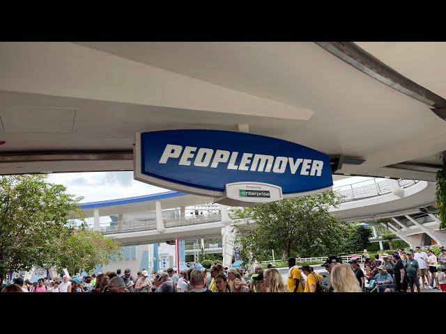 #LIVE Peoplemover at Magic Kingdom ~ Lights on Evac at Space Mountain