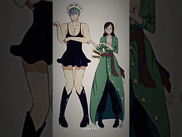 Zoro X Robin  #anime #shorts #onepiece