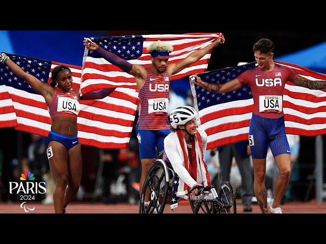 How Team USA destroyed the WORLD RECORD in the inaugural Paralympic Universal Relay | NBC Sports