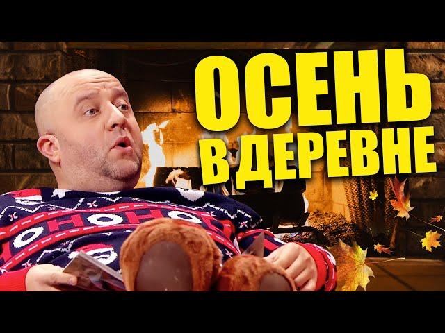 Осень в деревне! Заготовка дров, сбор грибов и теплое времяпровождение возле камина! Дизель шоу