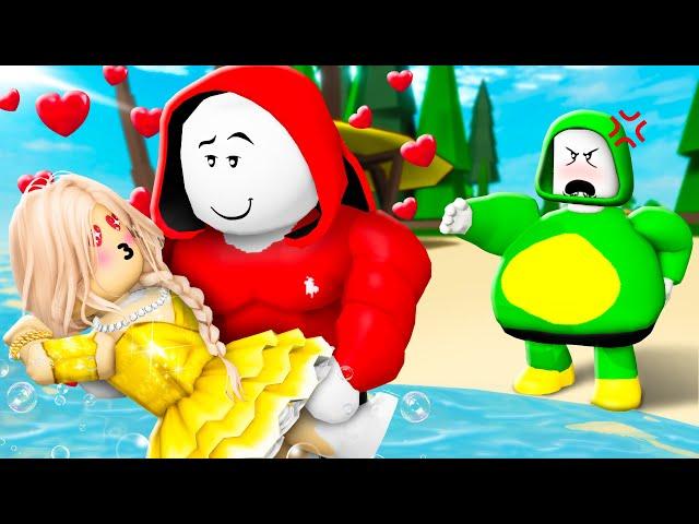 STRONG JJ vs FAT Mikey FALL IN LOVE Challenge | Maizen Roblox | ROBLOX BrookhavenRP - FUNNY MOMENTS