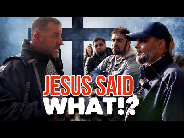 JESUS SAID WHAT! Hashim Vs Shocked Christian (Speakers Corner)