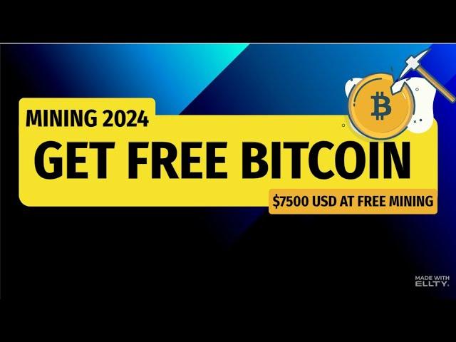 FREE CRYPTO MINING SITE. $7K USD IN FREE BITCOIN MINING 2024. FREE CRYPTO