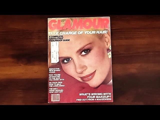 1981 March ASMR Magazine Flip Through: Glamour w Bitten Knudsen, Nancy DeWeir, Jane Seymour