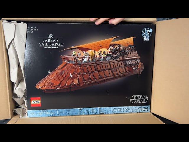 FIRST LOOK: LEGO Star Wars UCS Jabba's Sail Barge Set IN-HAND!