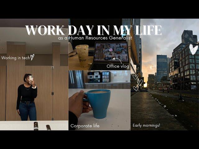 A DAY IN MY LIFE: working in tech (vlog), day in the office, HR meetings, productivity + more!