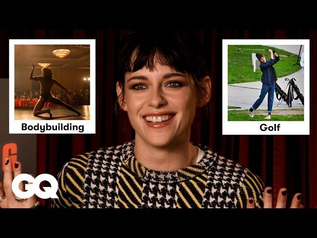 Kristen Stewart: WOULD YOU RATHER – Golf vs. Bodybuilding | GQ Germany