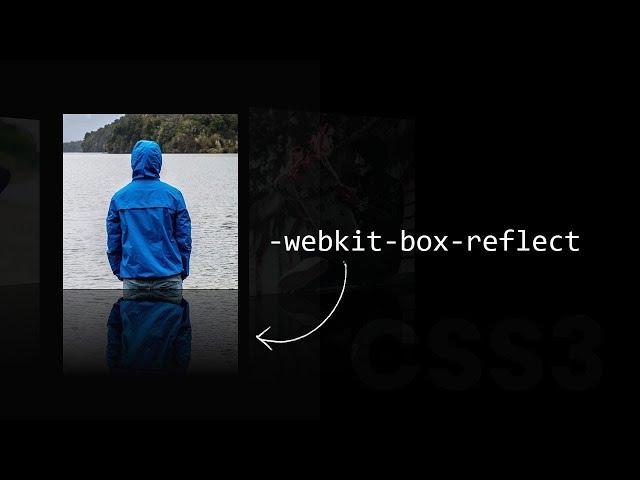 Pure CSS Reflection Property -webkit-box-reflect | CSS3 Image Reflection Effect