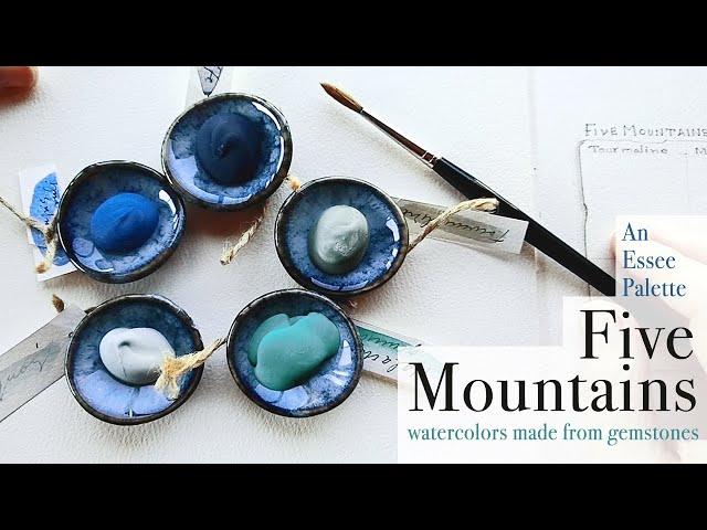 Five Mountains - A Gemstone Watercolor Palette! ️