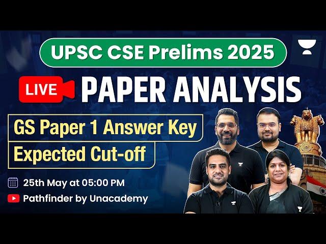 UPSC Prelims 2025 Paper Analysis | GS Paper 1 Answer Key, Expected Cut-off