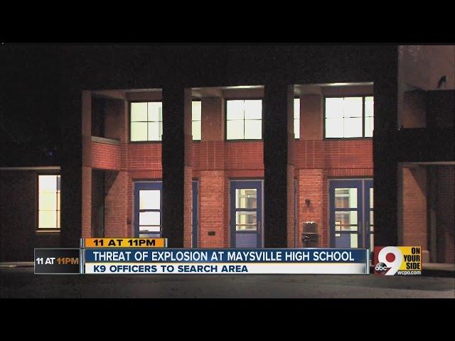 Threat of explosion at Maysville high school