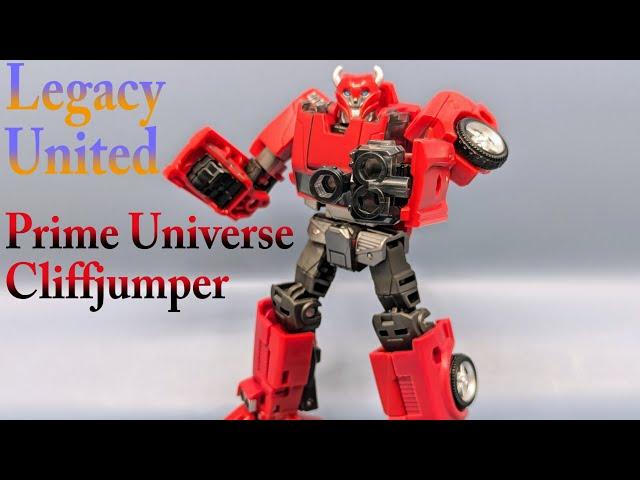 Chuck's Reviews Transformers Legacy United Prime Universe Cliffjumper