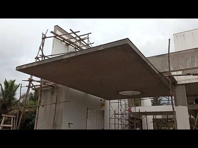 cantilever slab on floating structure