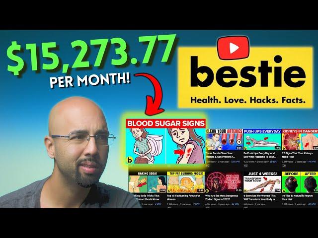 How Bestie's Faceless YouTube Channel Makes $10,000+ Per Month!