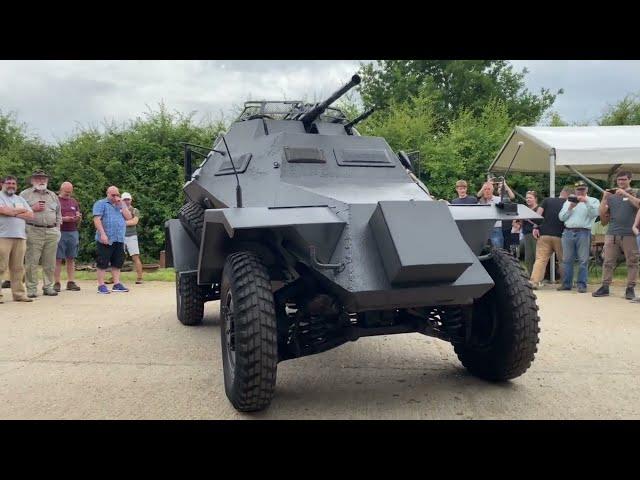 Sd.Kfz.222 Ausf. A Unveiled During Members Open Day 2022