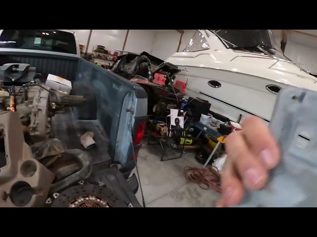 2nd gen Cummins auto trans to manual swap part 1